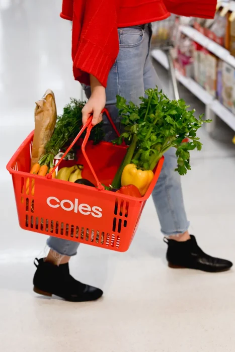 Photoshoot at Coles